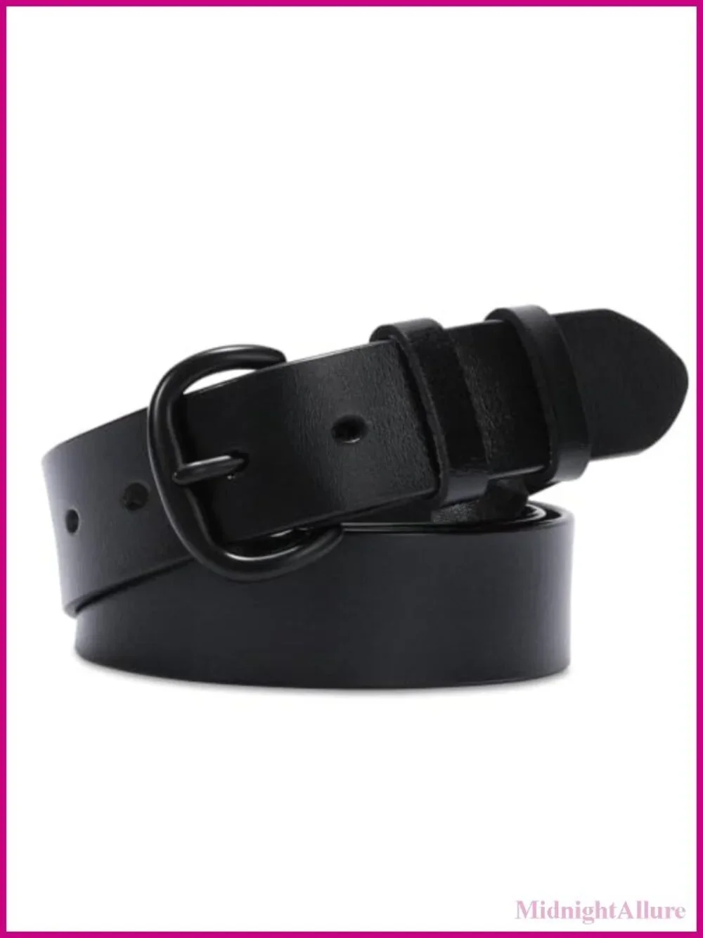 Women Leather Belt with Pin Buckle Adjustable for Jeans Pants Dresses